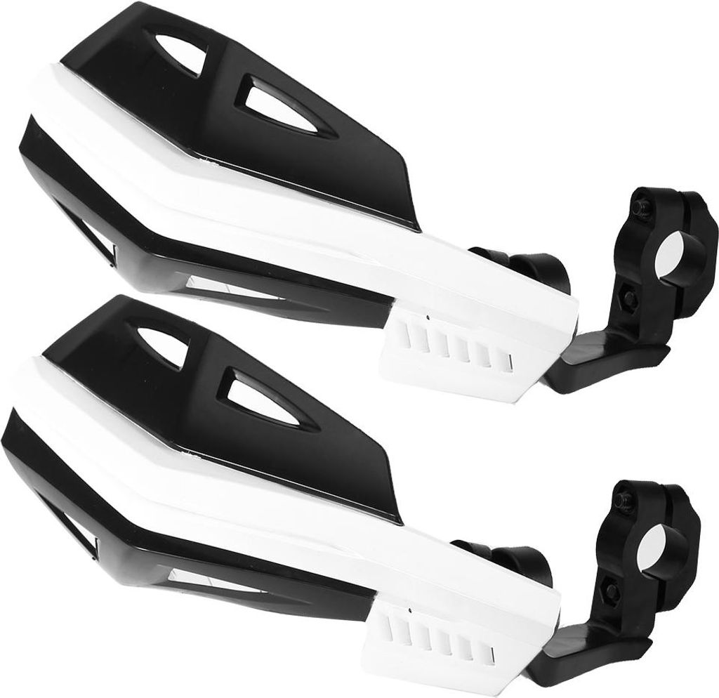 Motorrad-Handschutz, 7/8 Zoll, 22 mm, ABS, sturzsicherer Schutz, universell für Elektro-Fahrrad, Roller, Schwarz