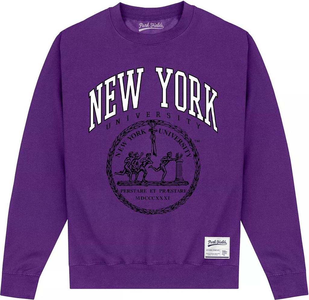 New York University - Sweatshirt für Herren/Damen Uni PN554 (M) (Violett)