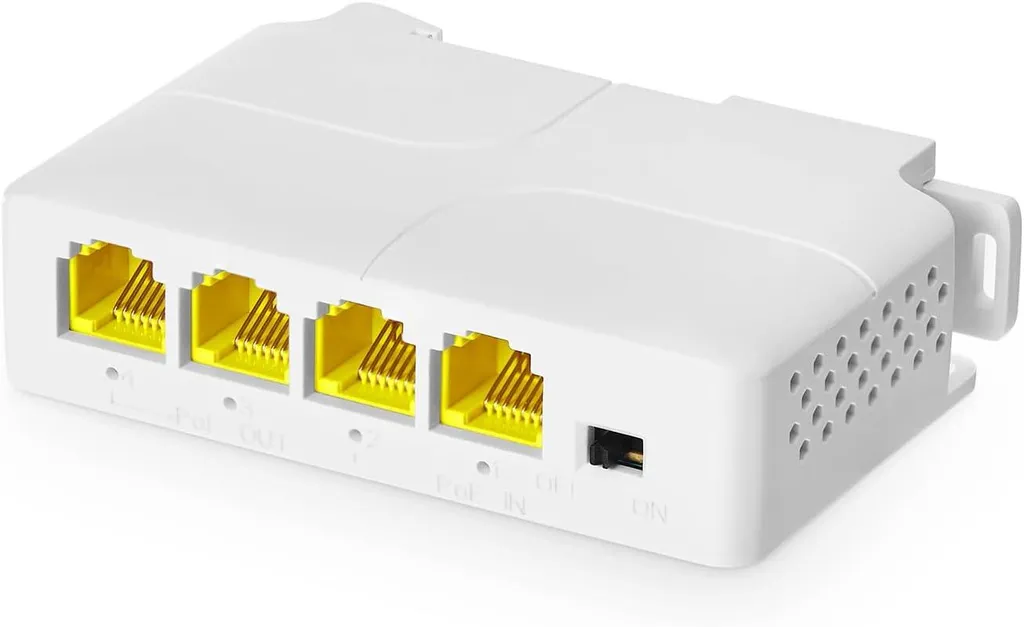 Extension Réseau PoE Gigabit pour Installation de Vidéosurveillance IP