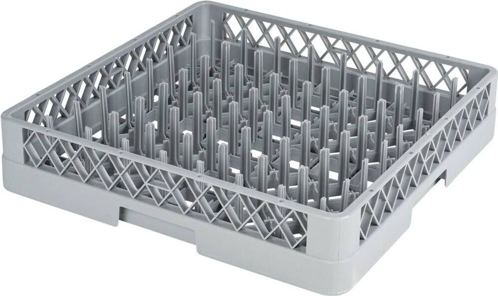Spülkorb für Teller mit Fingern 500 x 500 mm Produktbild 