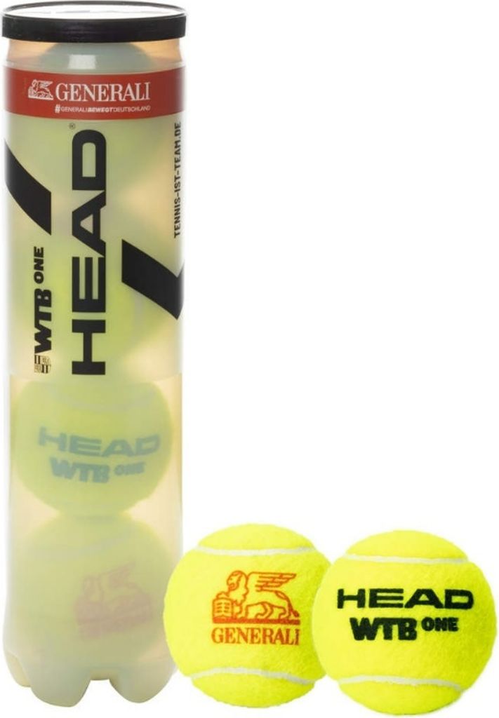 Head Tennis Bälle 4B Head WTB One 4-Ball Dose Produktbild 