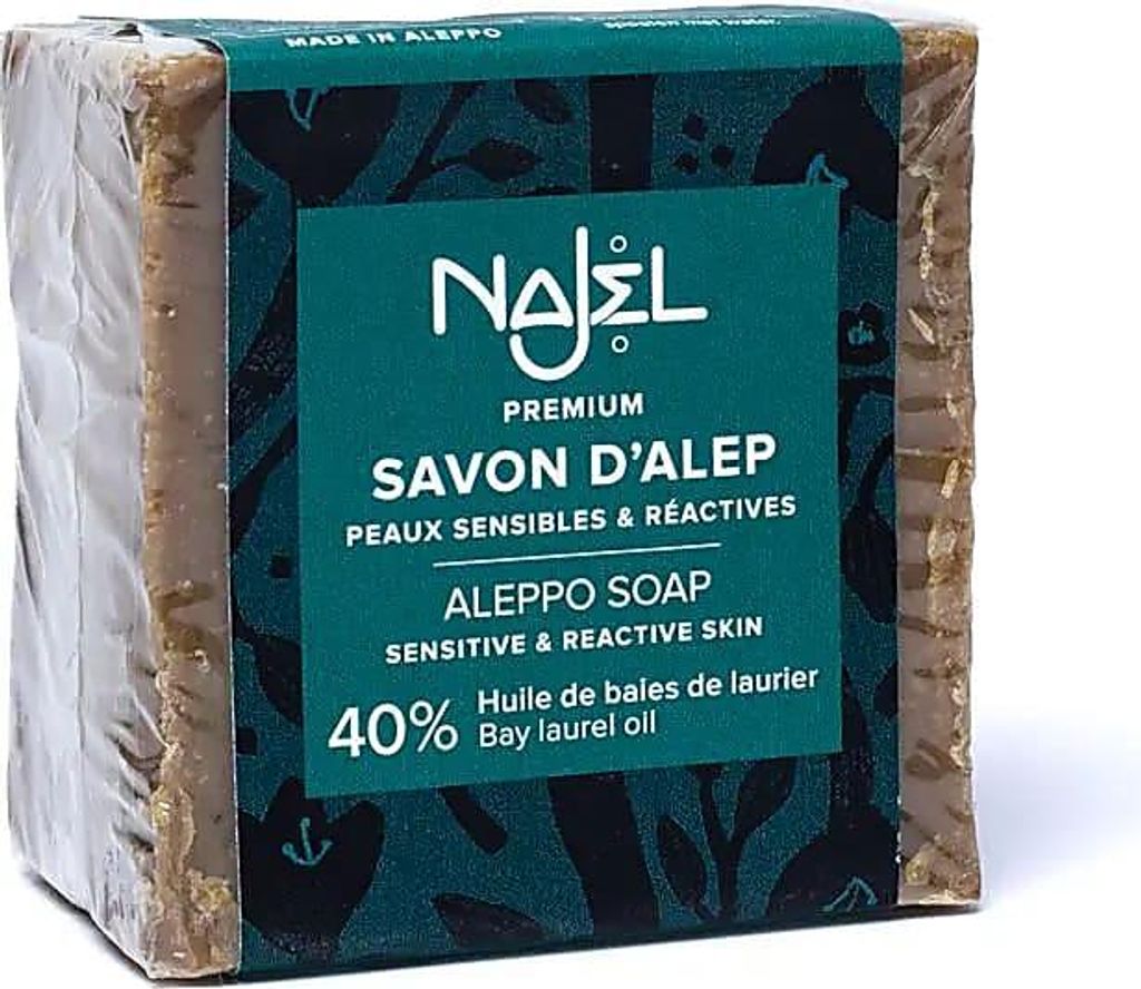 Najel Aleppo-Seife mit 40 % Lorbeeröl (185 g) Produktbild 