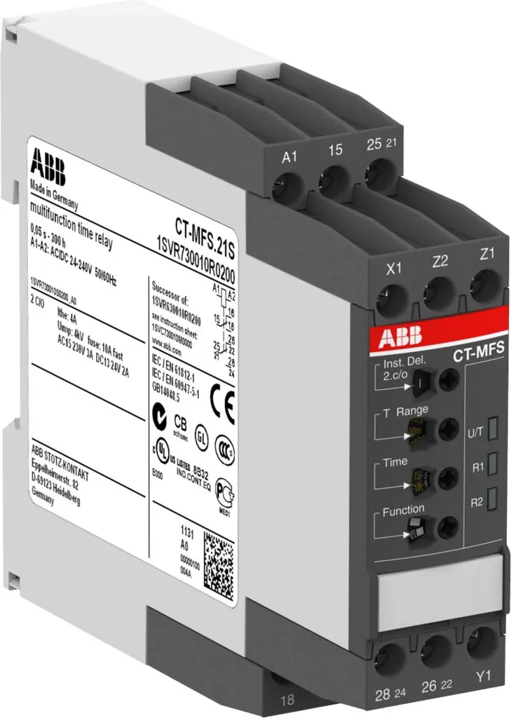ABB CT-MFS.21 Relais temporisé multifonction 24-240V 1SVR730010R0200