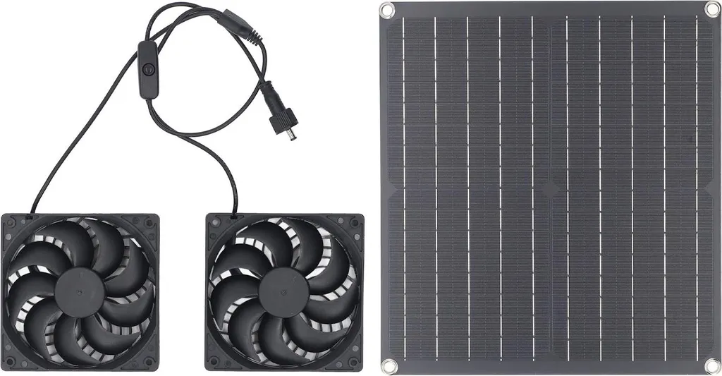 Kit ventilation solaire anti-humidité 25W IPX7 pour supprimer la chaleur