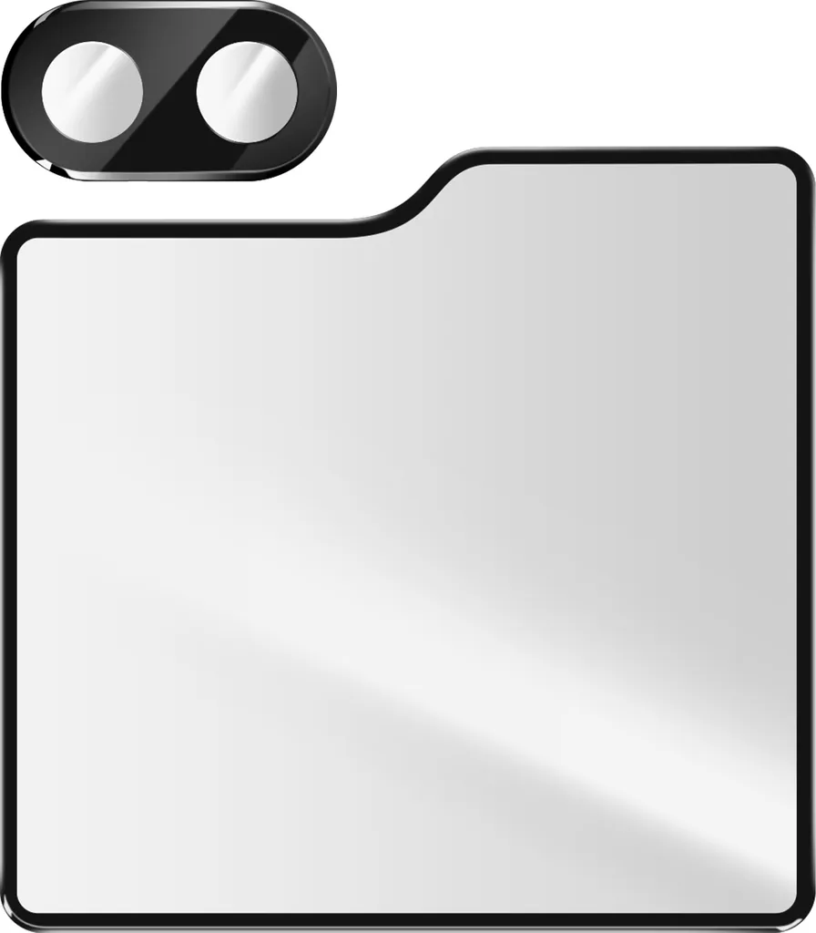 Imak Protezione Schermo 9H e Fotocamera per Galaxy Z Flip5 Nero