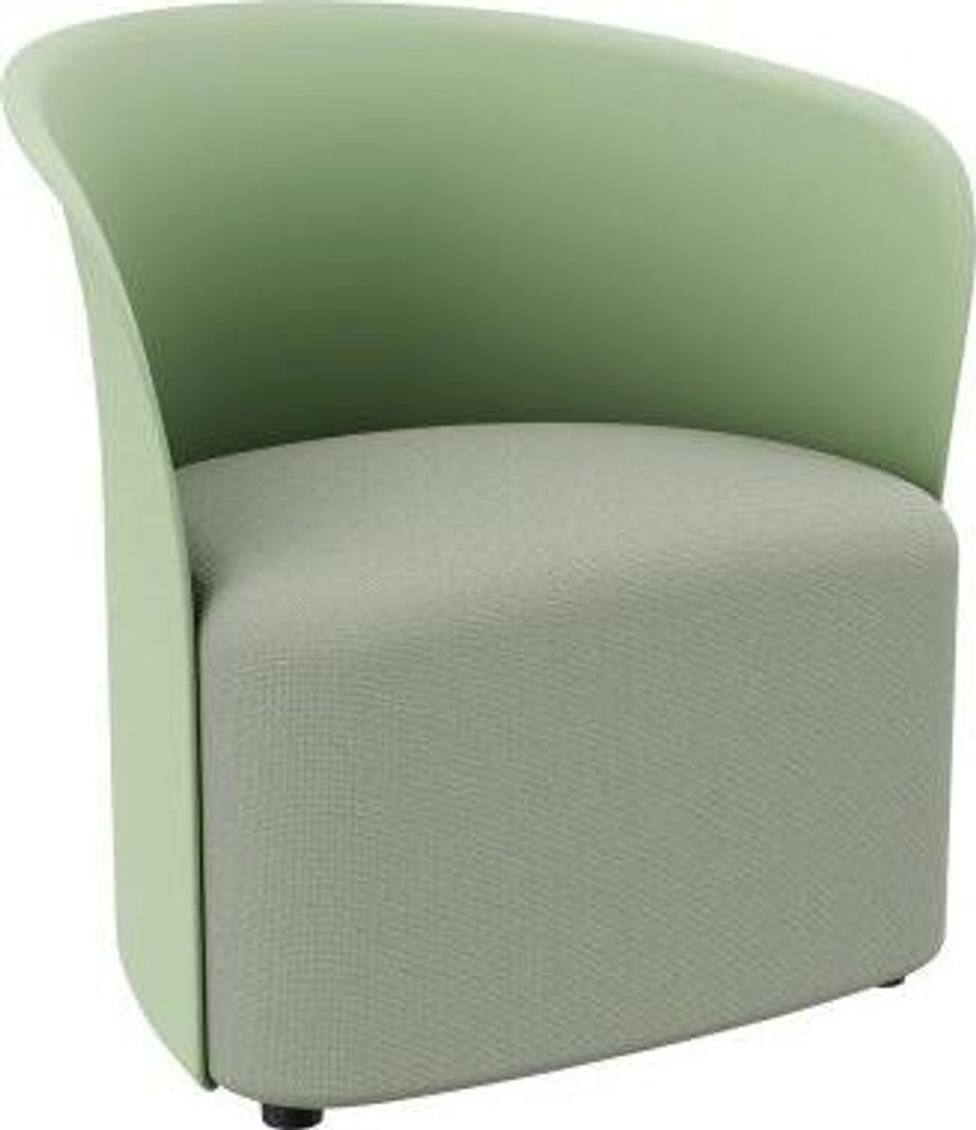 PAPERFLOW Sessel CROWN grün schwarz Stoff