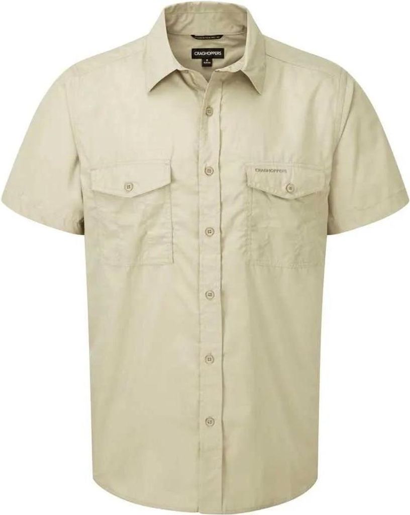 Craghoppers - NosiDefence Kiwi Shirt Hemd mit kurzen Ärmel, beige