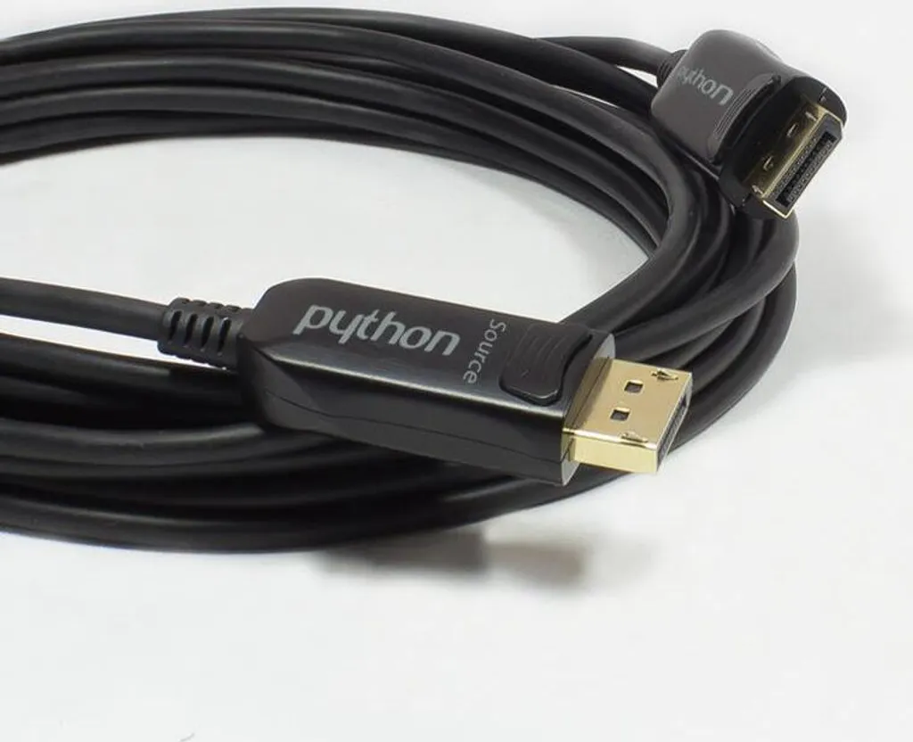 Câble DisplayPort 1.2 Optique Hybride 90m 4K 60Hz PYTHON GC-M0179