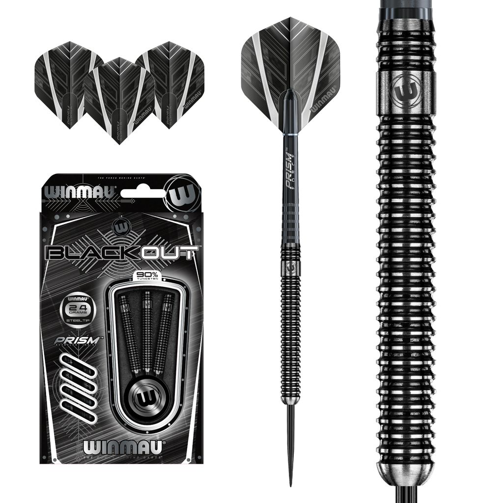 Winmau Steeldarts "Blackout", 24 g