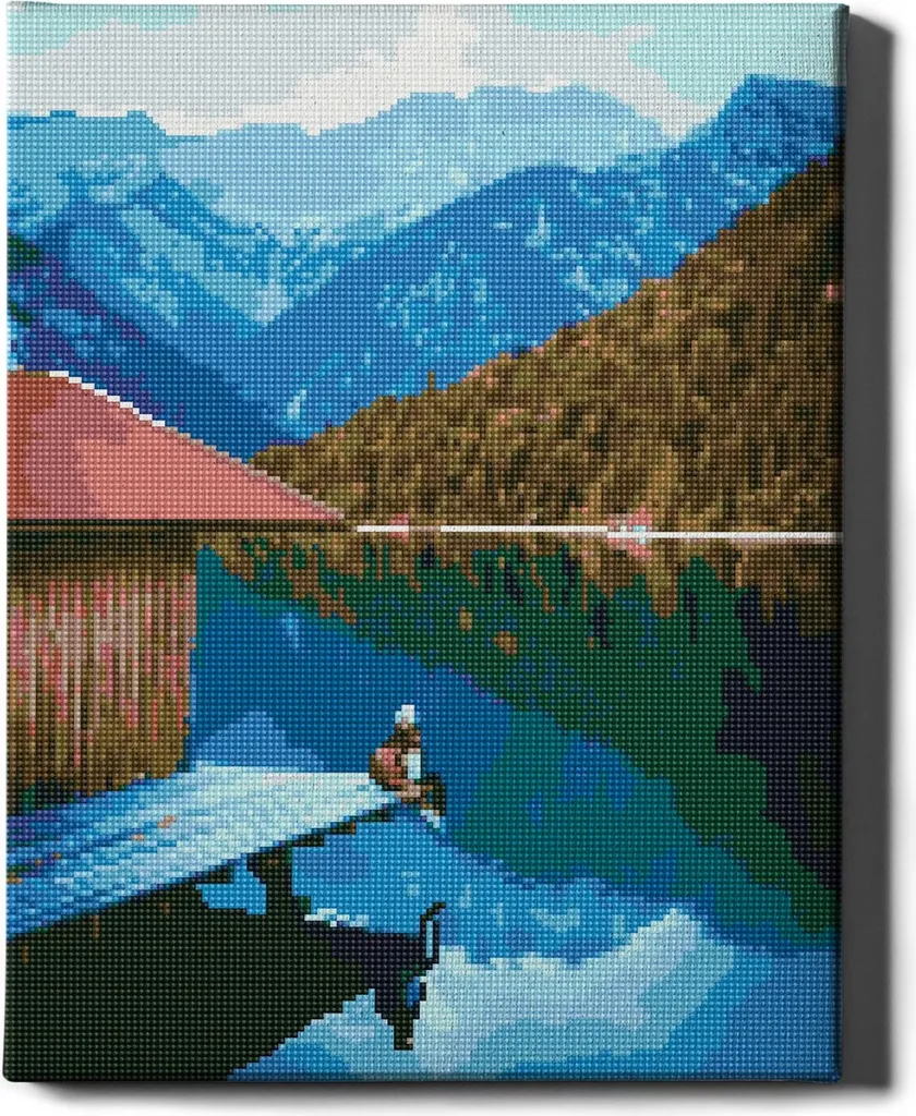 Wall Art 5D Diamond Painting Oh Art | Arredo Casa Fai da Te con Cornice