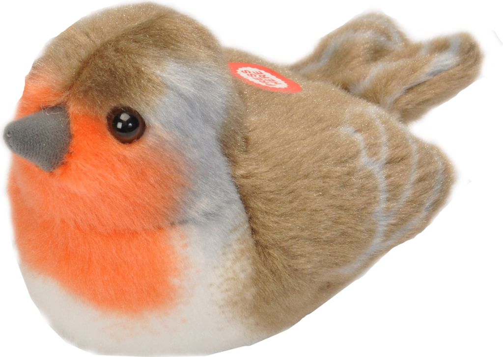 Wild Republic BIRD19598 Faucon Pèlerin Animal en Peluche Avec Son, cadeaux pour enfants 13 cm WANDERFALKE Peluche bleu-blanc : Wild Republic