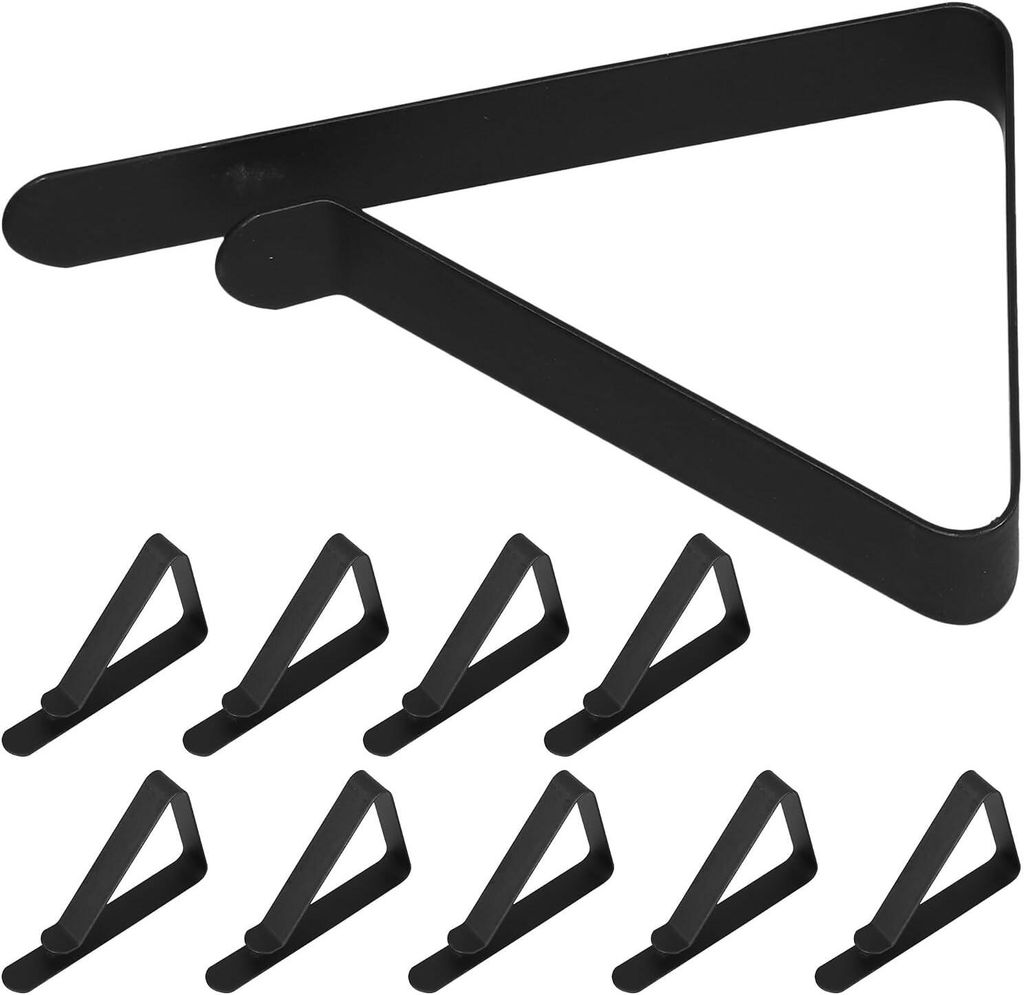 10 rutschfeste Tischdeckenklammern aus Edelstahl – robuste Klammern – für Gartentische – Picknicks/Gärten/Camping/Partys – stabil