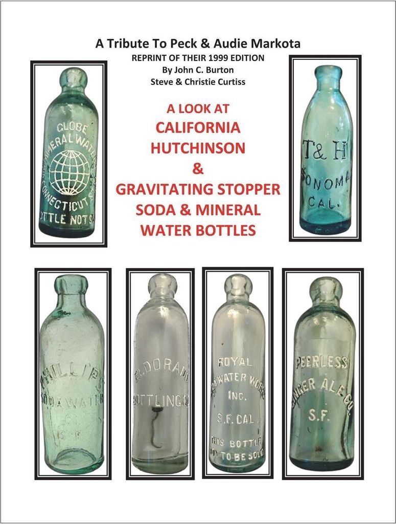 California Hutchinson & Gravitating Stopper Soda & Mineral Water Bottles