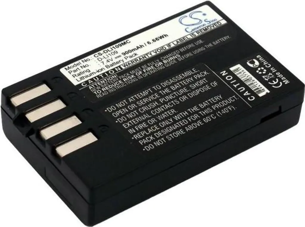 Batteria Potenziata D-LI109 Pentax K-R K-50 K-S2 | Mai Più Senza Carica