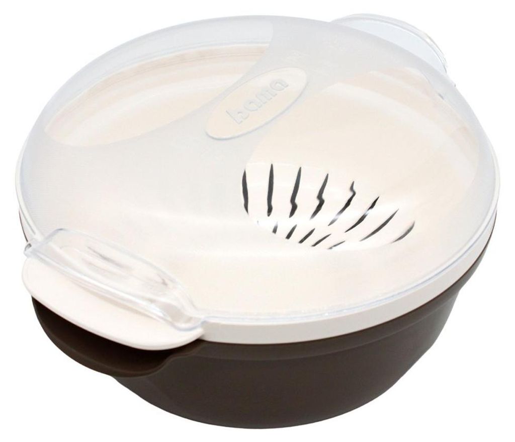 BAMA Dampftopf COOKY 1,8 l, braun Produktbild 