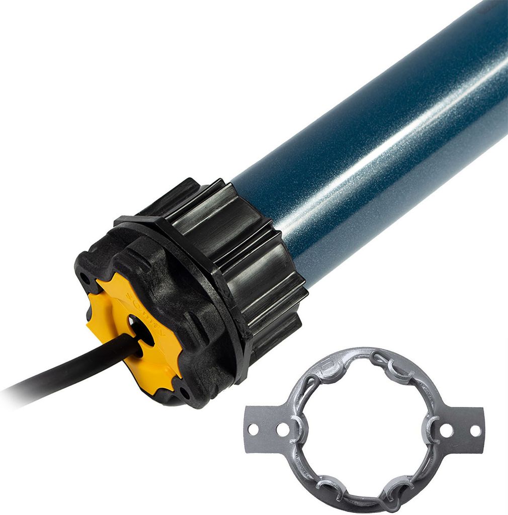 Somfy Ilmo 3 50 WT 10/17 Rollladenmotor inklusive SW60 Adapter Blendkappenlager (9410707)