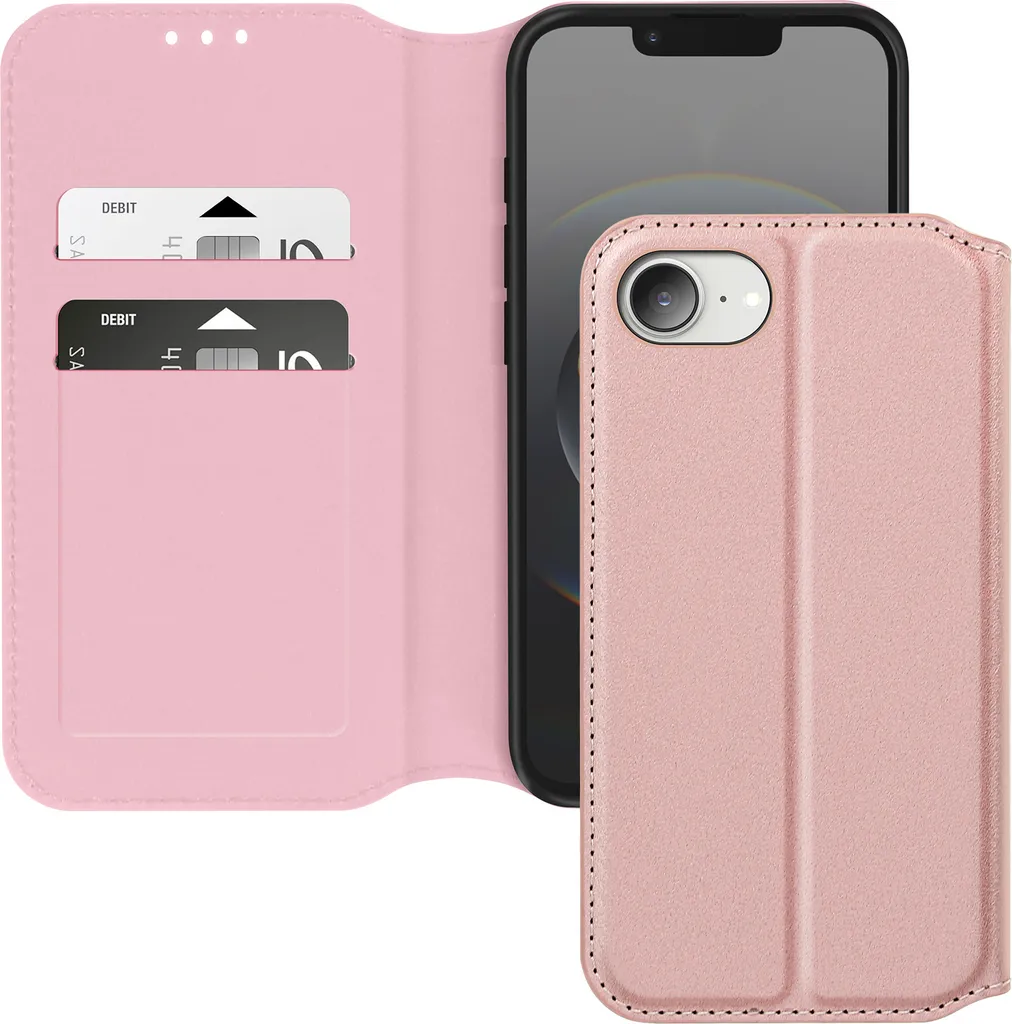 Custodia Business iPhone 16e Avizar Rosa - Protezione 360° Portacarte
