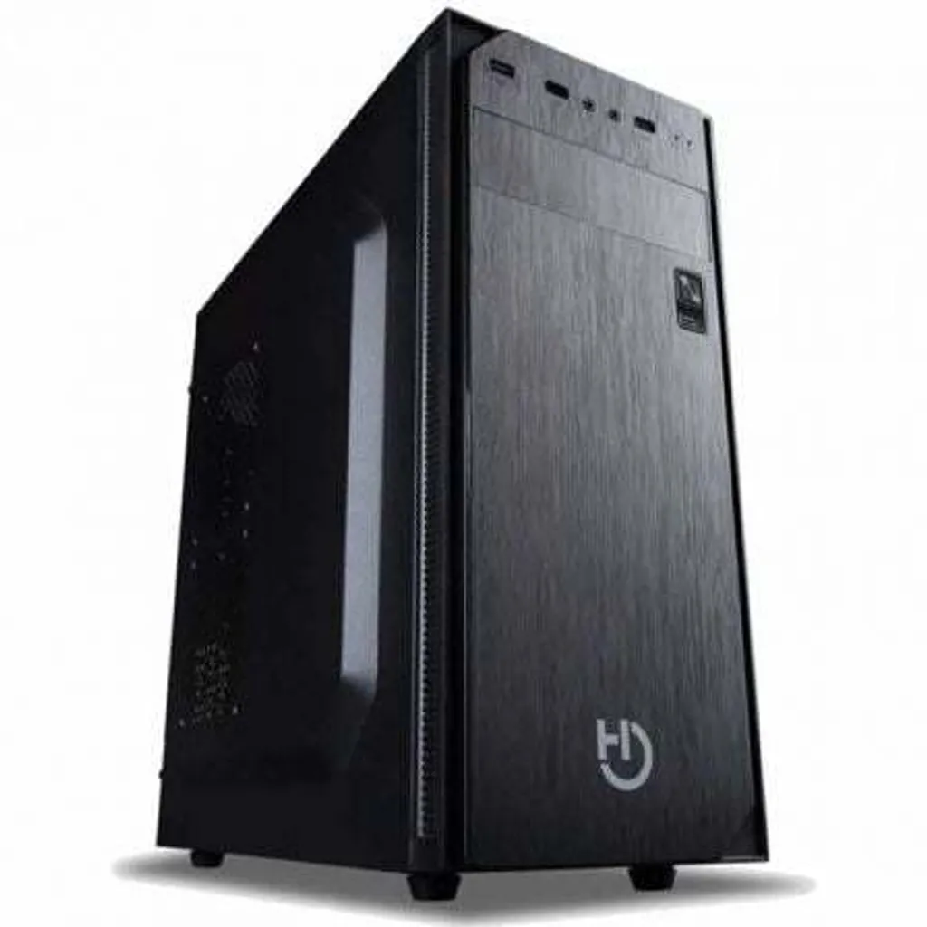 Boîtier PC Bureautique Hiditec KLYP avec Alimentation 500W Cha010017 Noir