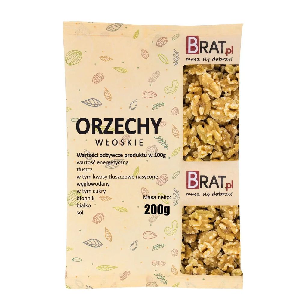 Orzechy włoskie 200g Brat.pl Zdjęcie produktu 