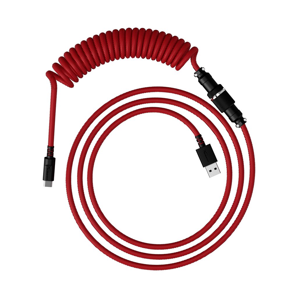 HyperX USBC Coiled Cable Red Black