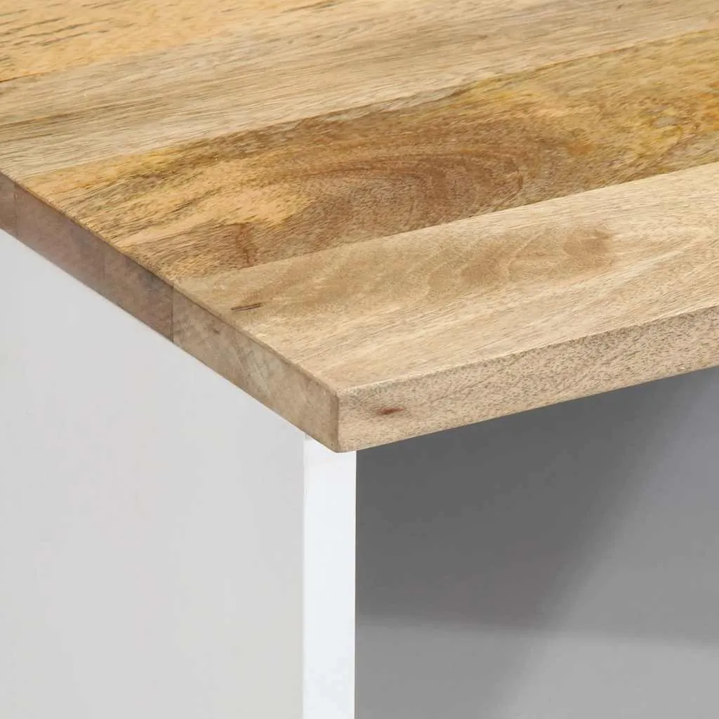 Mobiletto TV SYFAX™ Legno di Mango Massiccio 70x33,5x46 cm - 4