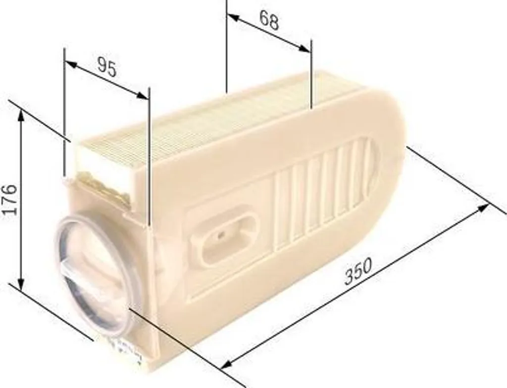 Filtre à air moteur pour Mercedes Classe M GLK GLE - Qualité Bosch F026400432