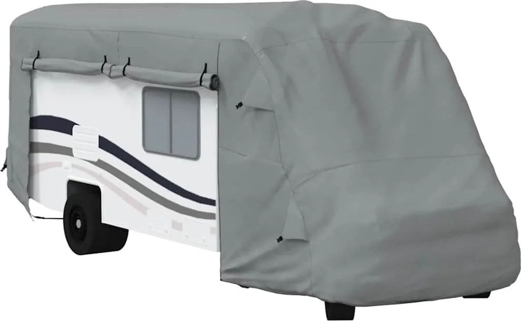 Bâche de protection camping-car intégrale grise en textile non-tissé durable