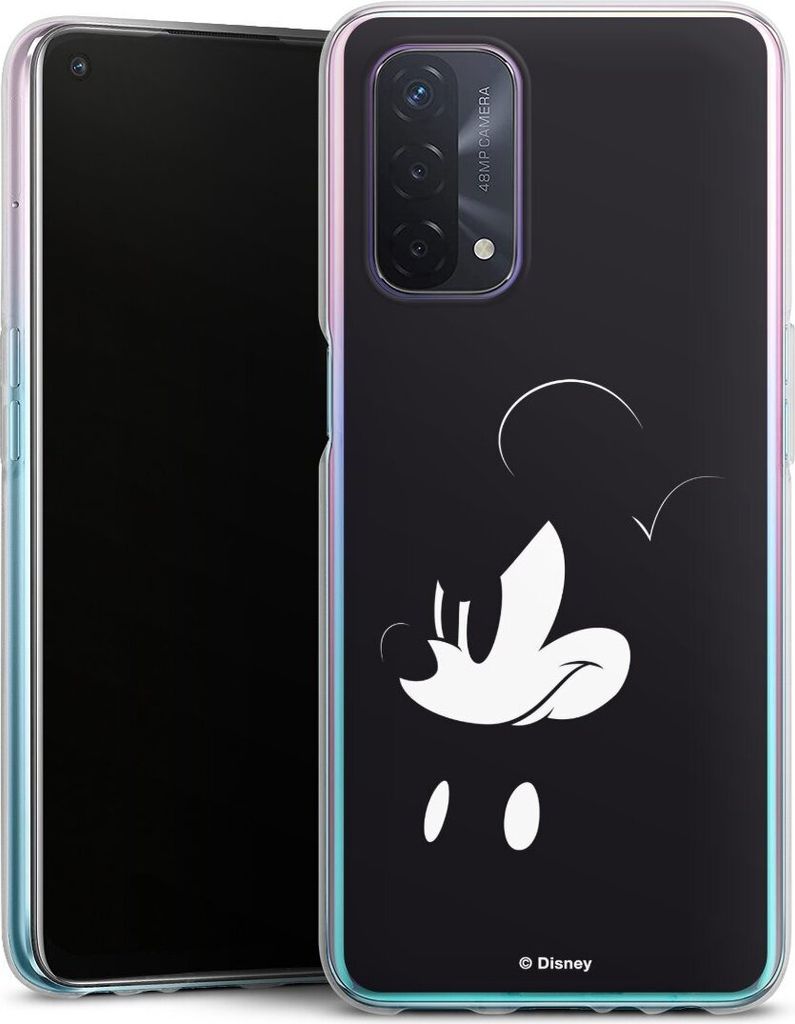 DeinDesign Handyhülle für Oppo A74 5G Silikon Hülle Case Smartphone Schutzhülle Disney Mickey Mouse Offizielles Lizenzprodukt
