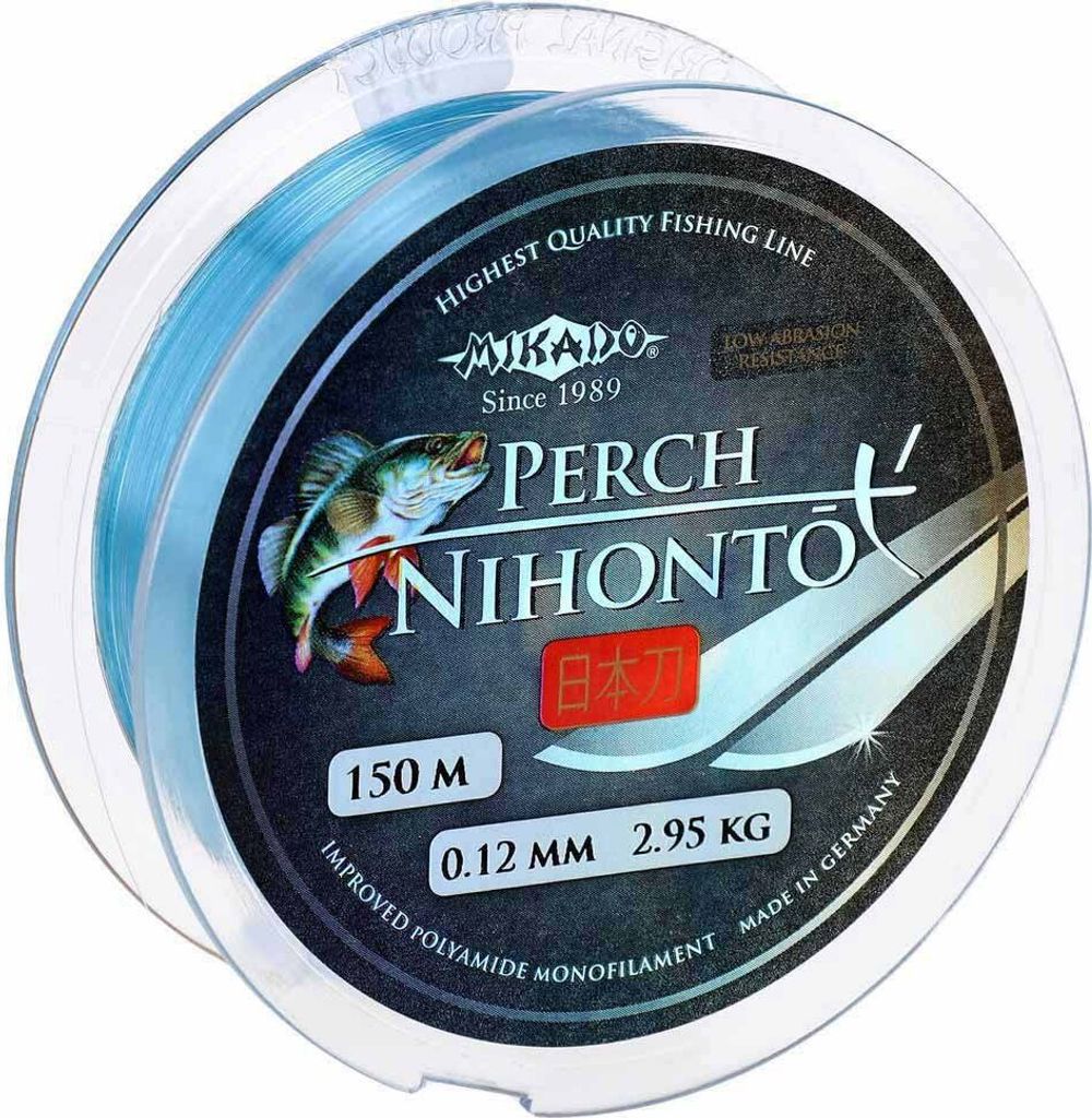Mikado Nihonto Perch Monofile Schnüre 150 M Blau 0.240 mm Produktbild 