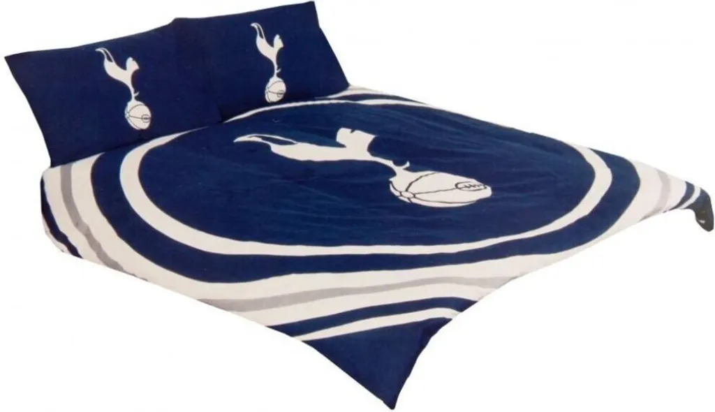Housse Couette Tottenham Hotspur FC 2 Personnes Pulsation Bleu Marine