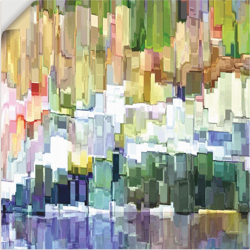 ARTland Wandbild, selbstklebend Glacierbucht III Größe: 70x70 cm