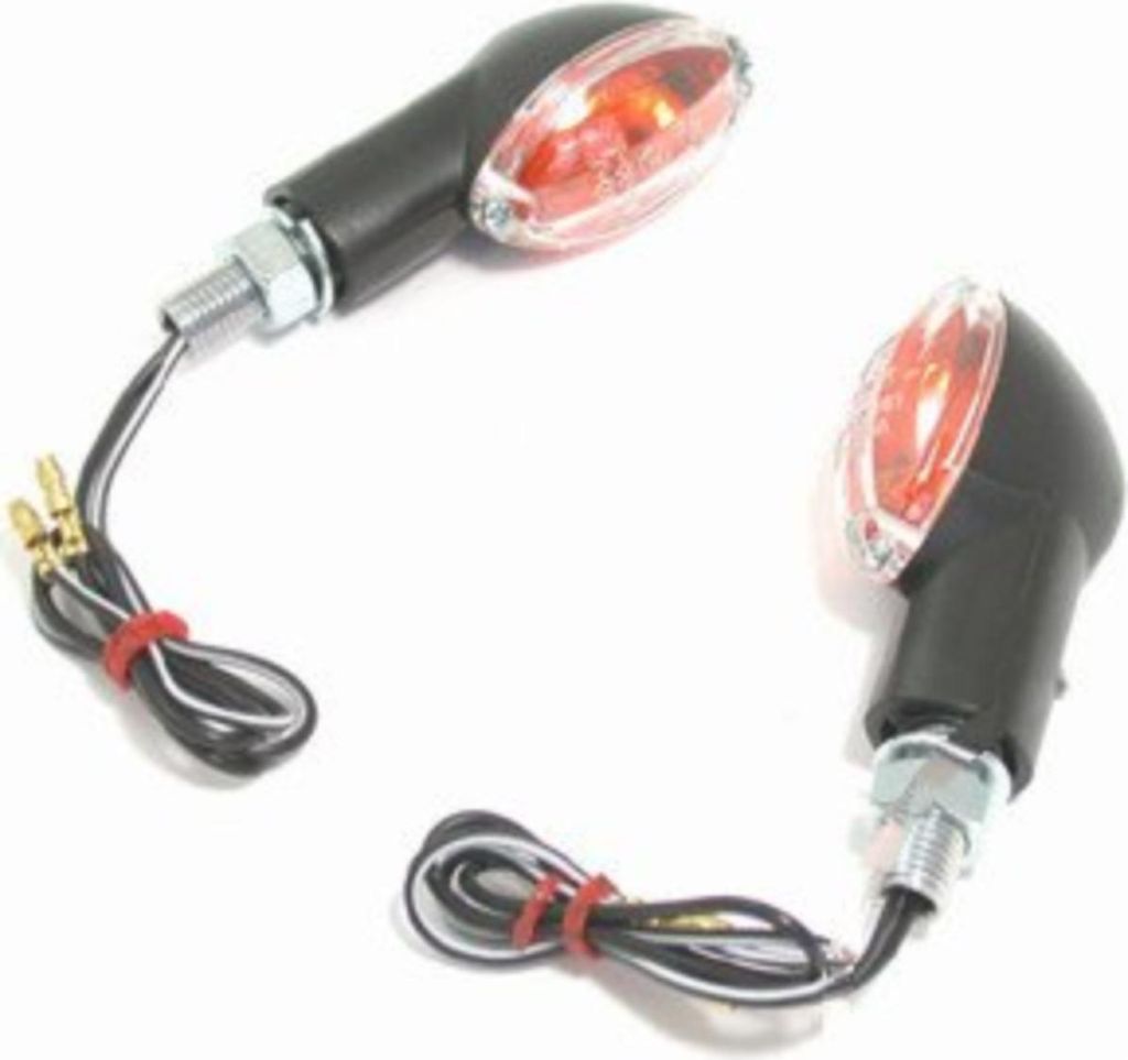 Blinker JMP Cateye kurz weiß schwarz