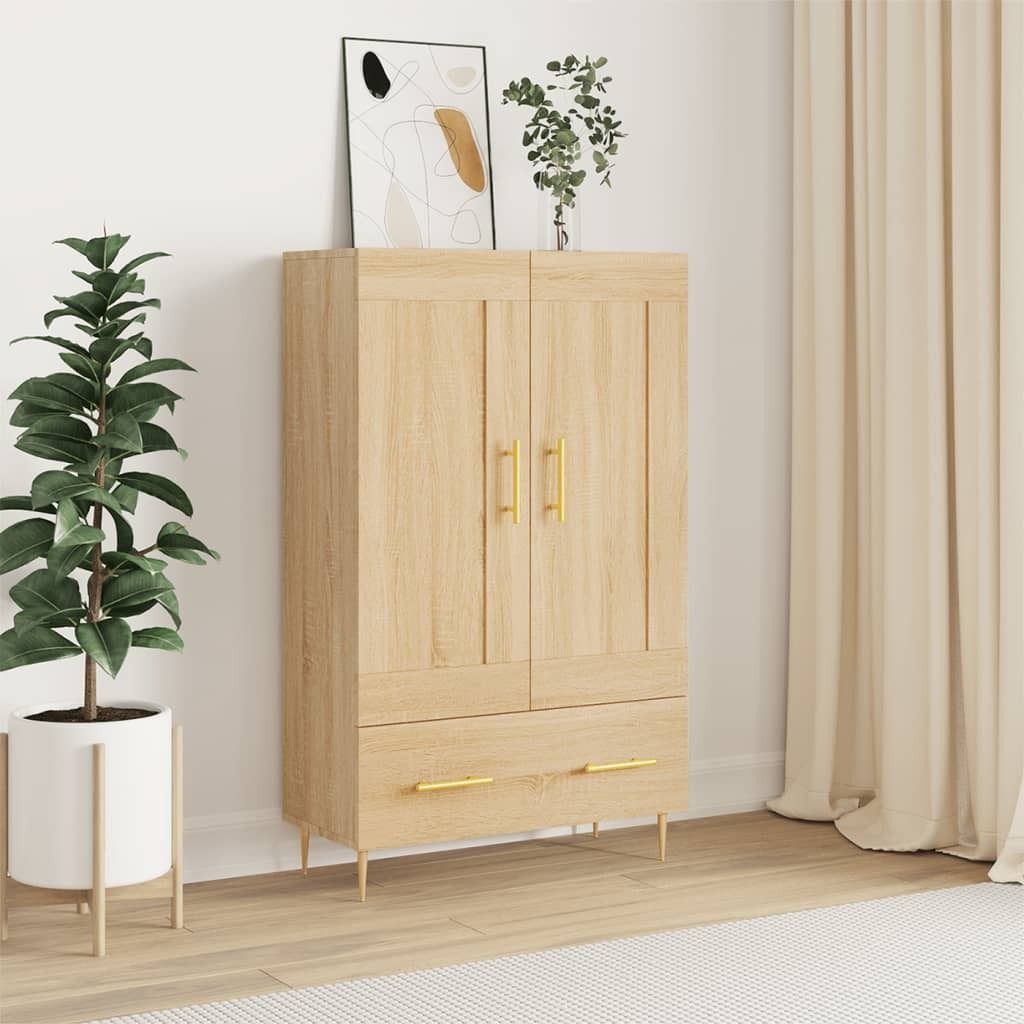 Maison Exclusive - Highboard Sonoma-Eiche 69,5x31x115 cm Holzwerkstoff