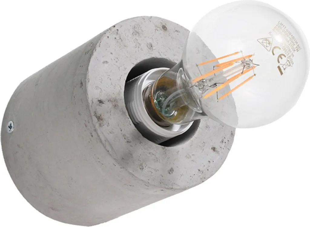 Lampada Cemento LUMILO SENSIX 1 Grigio IP20 Dimmerabile - Loft Style