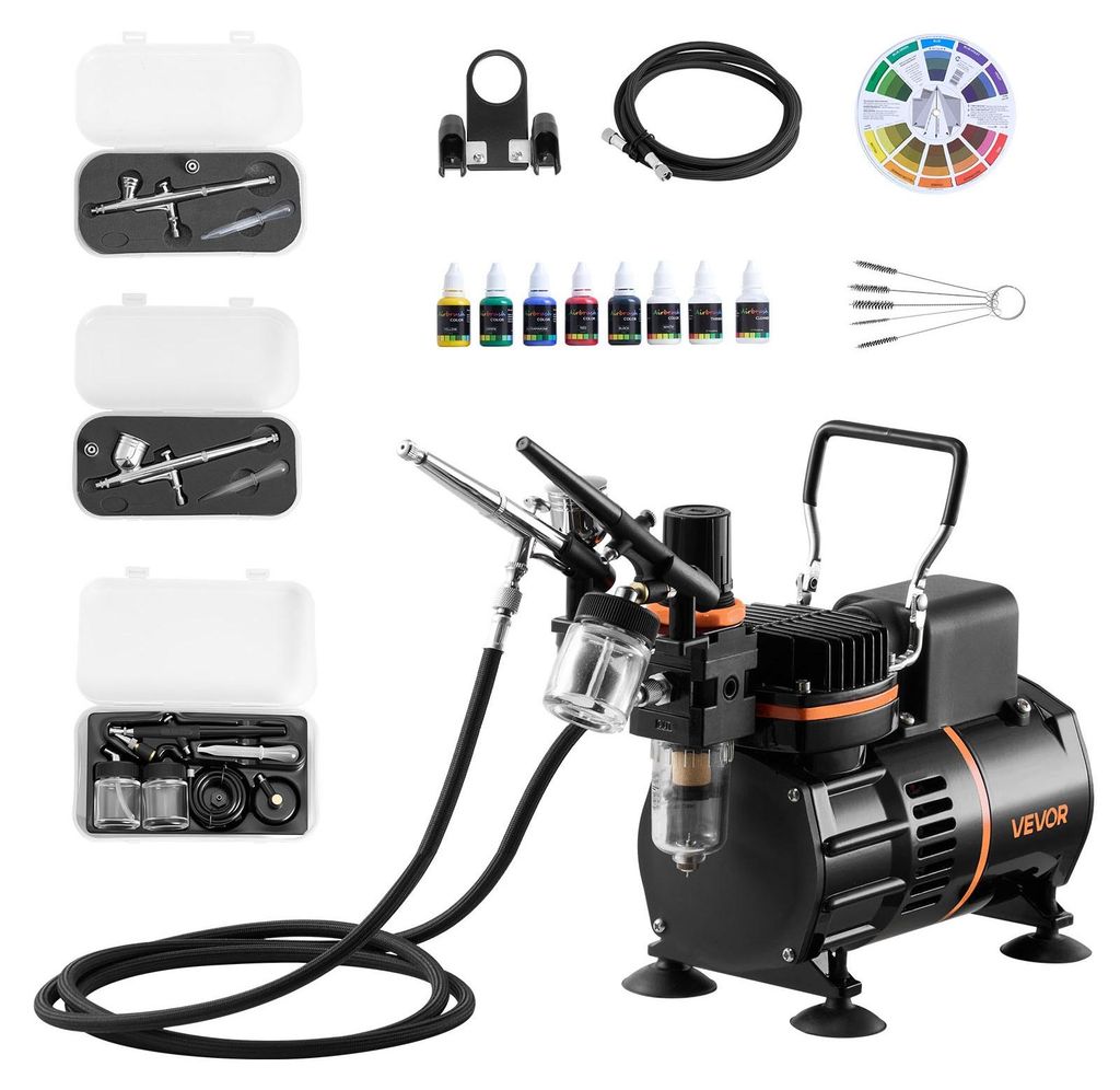 VEVOR Airbrush-Set, Professionelles Airbrush-Set mit Produktbild 