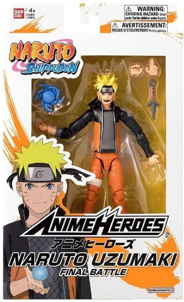 Décoration Naruto Uzumaki Figurine 17 cm Bandai Idée Cadeau Fan Manga