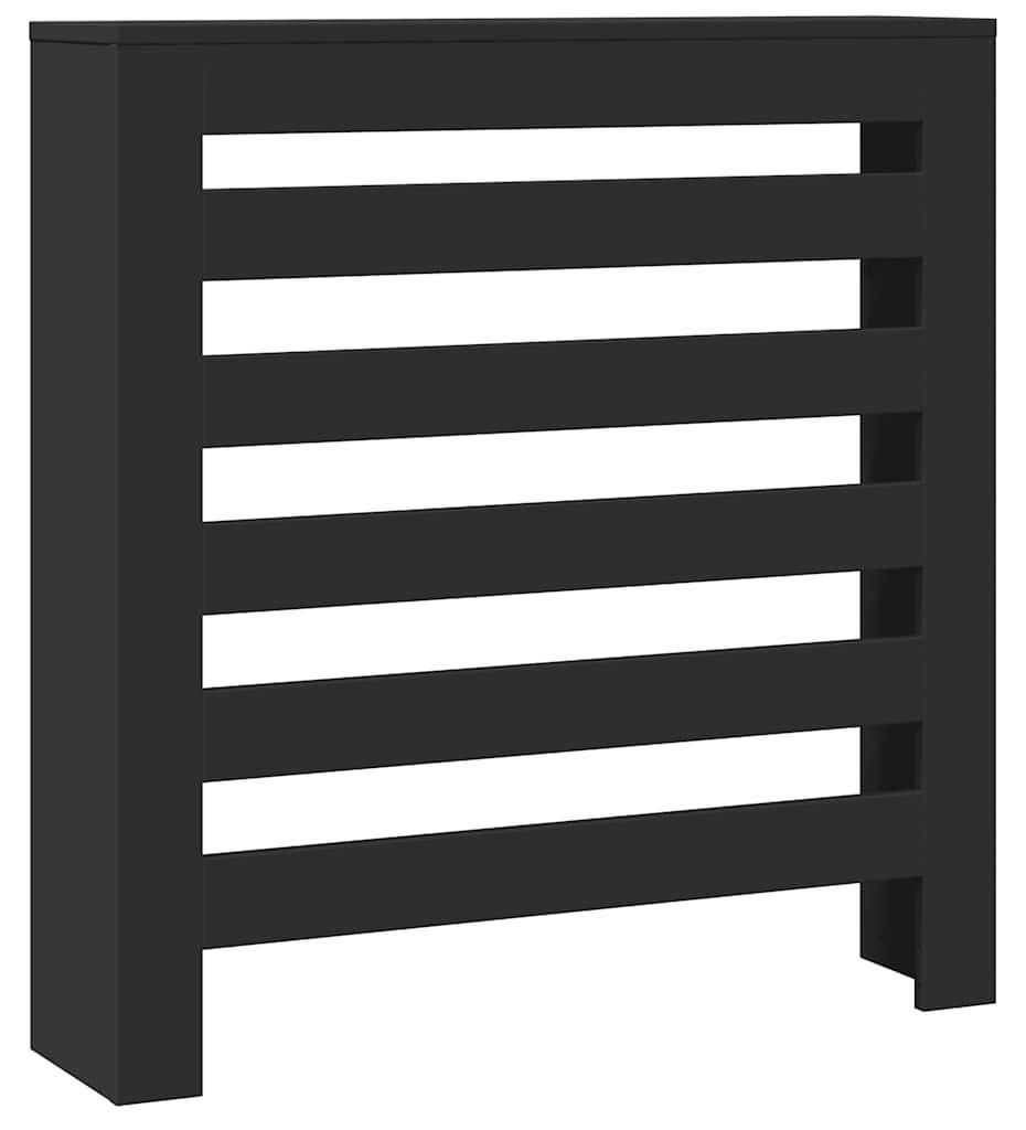 vidaXL Heizkörperverkleidung Schwarz 78x20x82 cm Produktbild 