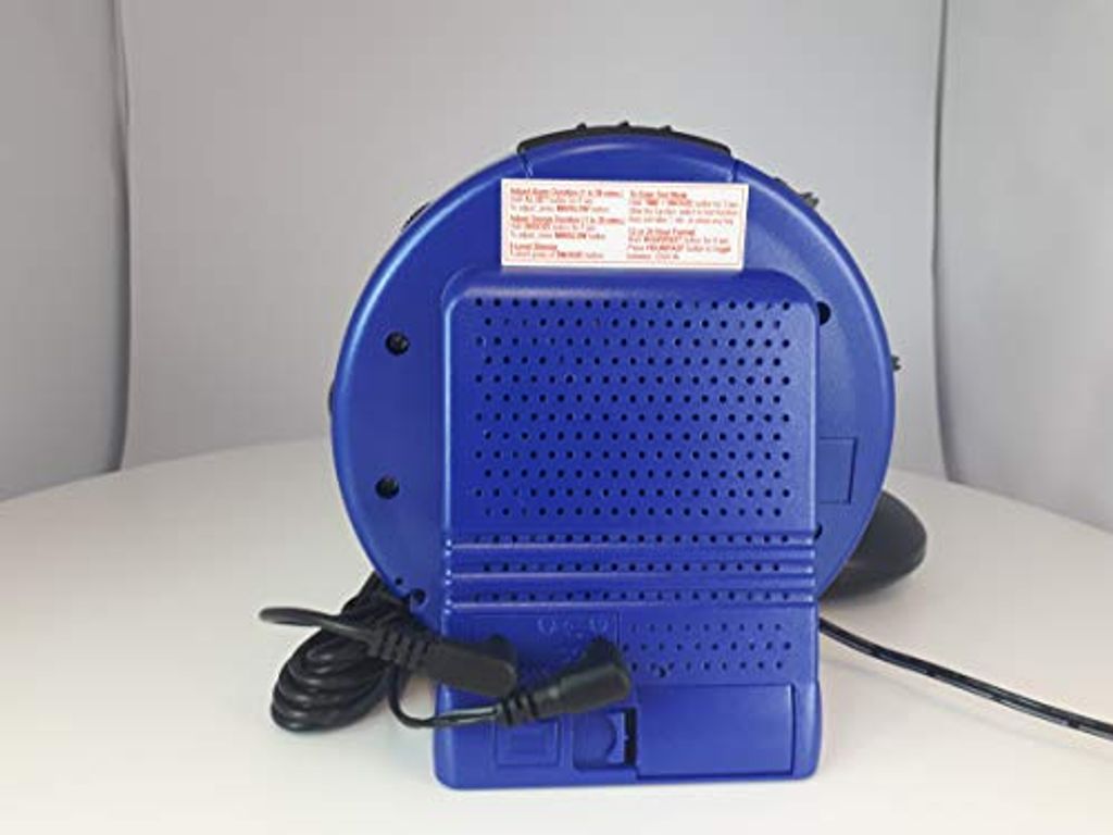 Geemarc Sonic Bomb Wecker mit Vibration (blau) Produktbild 4