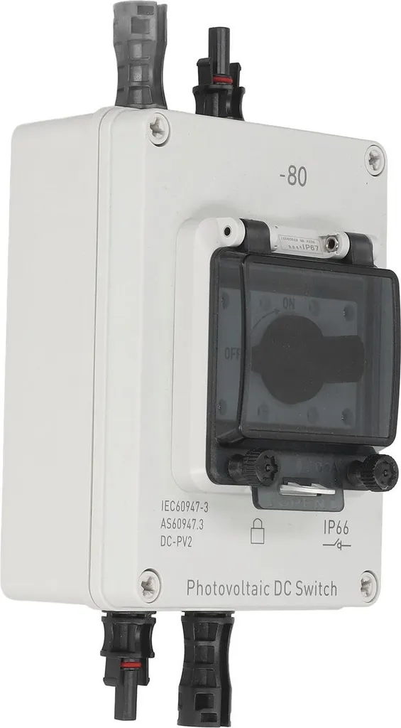 Isolateur de circuit photovoltaïque CC 1000V étanche pour panneau solaire