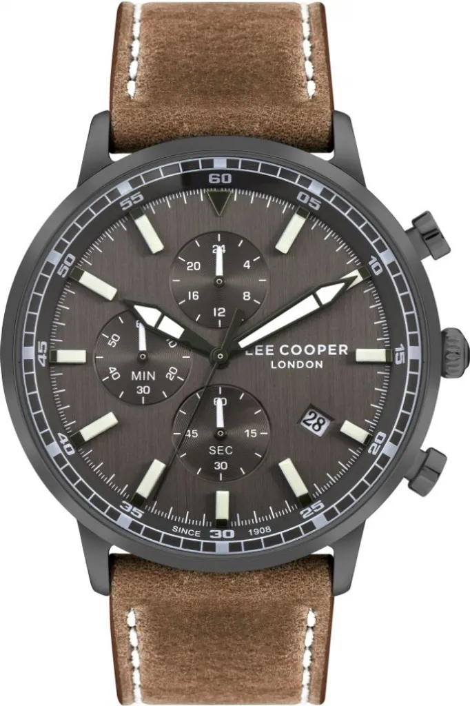Montre Homme Lee Cooper LC07943.064 l'Accessoire Chic Durable Brun
