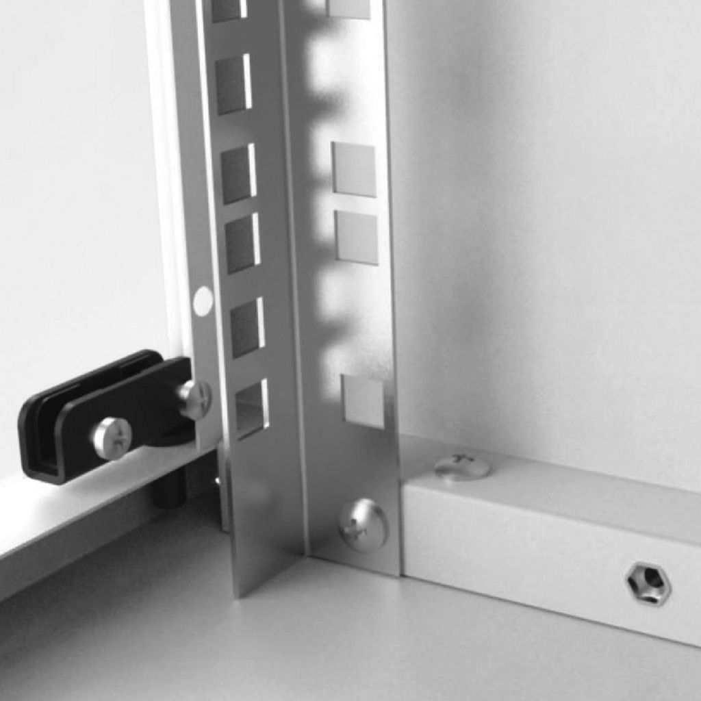 ARLI 7U Netzwerkschrank 7HE Wandgehäuse 19" Serverschrank Produktbild 3
