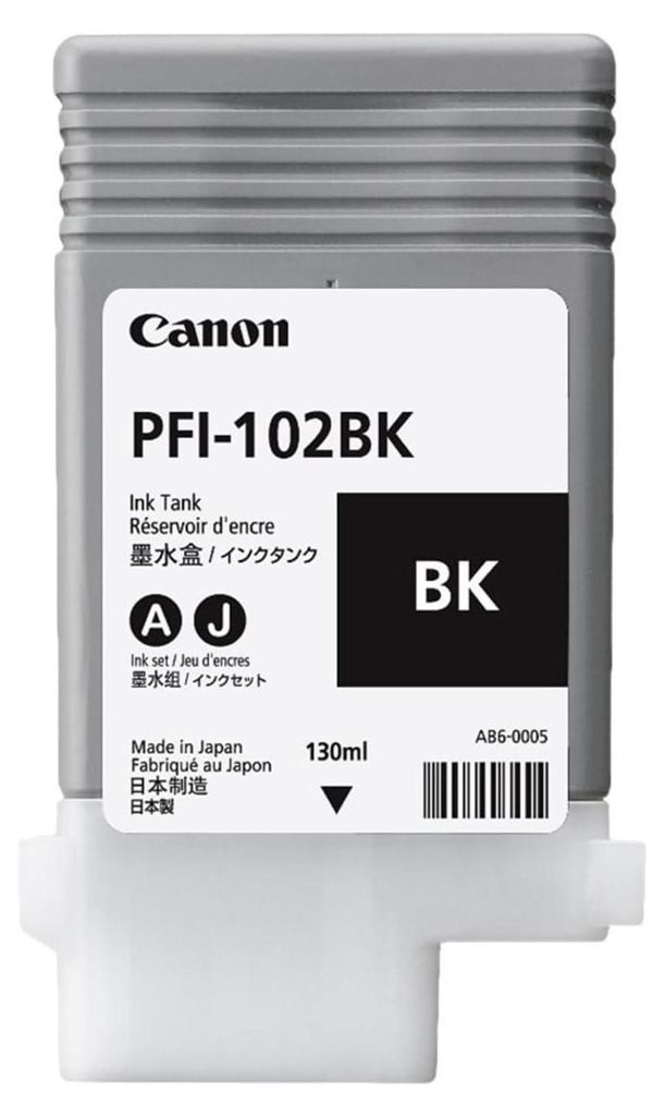 Patrone Canon PFI-102BK        black Produktbild 