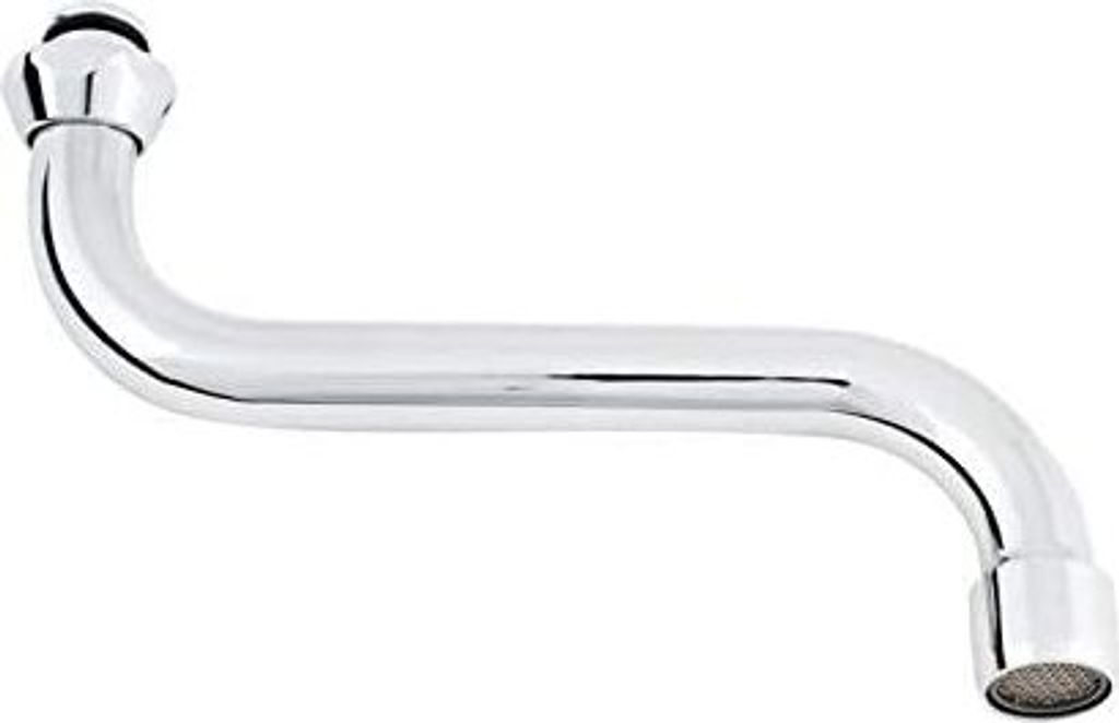 Rohrauslauf S-Auslauf; 3/4 "; 180mm,chrom