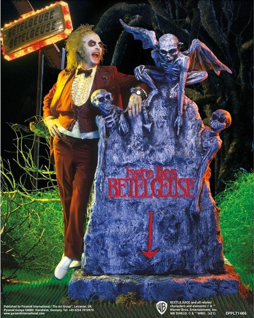 Beetlejuice - Poster "Graveyard", 3D PM4669 (25,4 cm x 20,32 cm) (Bunt)