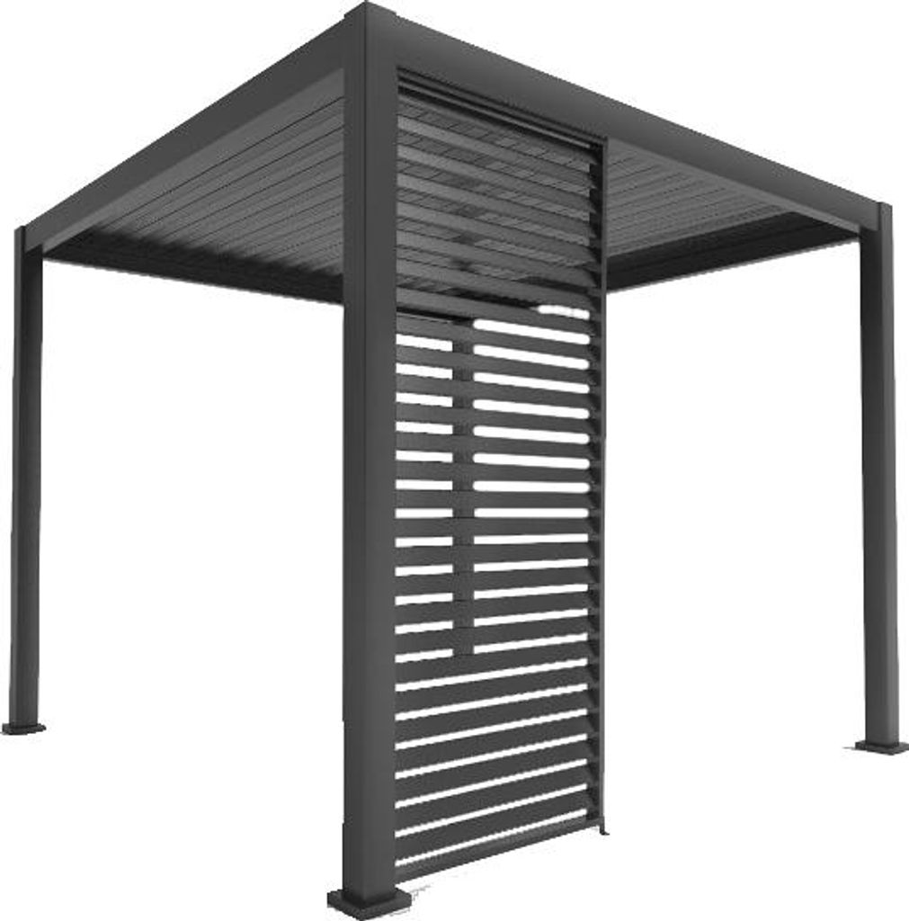 »Mirador« Seitenwand für 3m Pergola, anthrazit