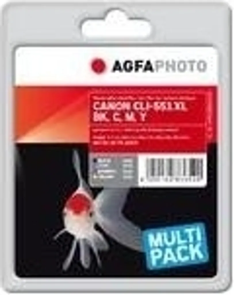 Multipack AgfaPhoto APCCLI551XLSET per Canon - 5530 Pagine Garantite