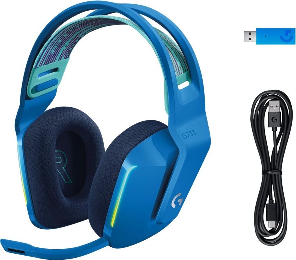 Logitech G G733 Lightspeed blau Produktbild 20