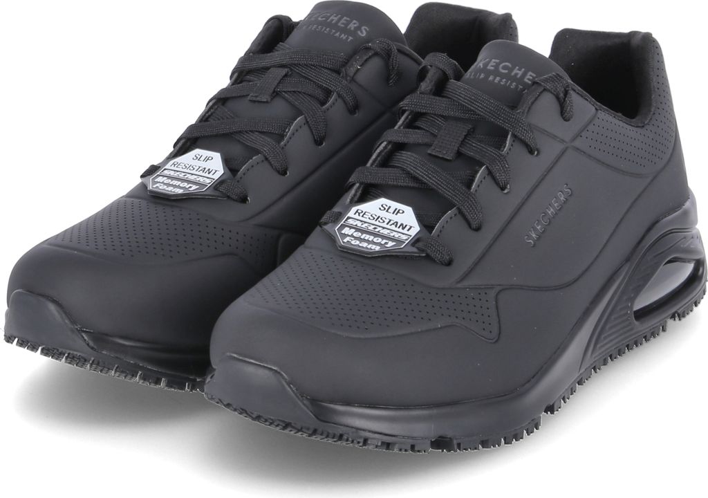 Skechers Low Sneaker SUTAL Herren Synthetik Schwarz Größe: Produktbild 
