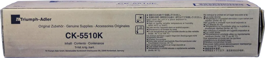 Toner original Triumph-Adler CK-5510K noir 1T02R40TA0 à haut rendement