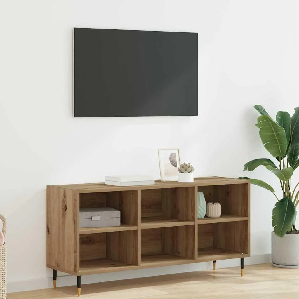 Mobile TV Maison Exclusive Rovere Artisan 103,5x30x50 cm Legno